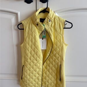 41 Hawthorn Quilted Yellow Sleeveless Vest